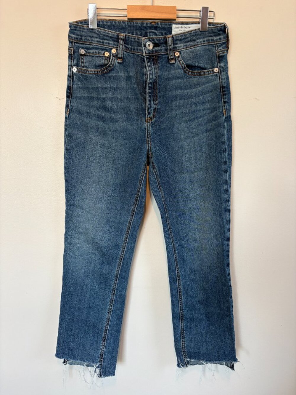Rag & Bone High Cropped Jeans | Size 27